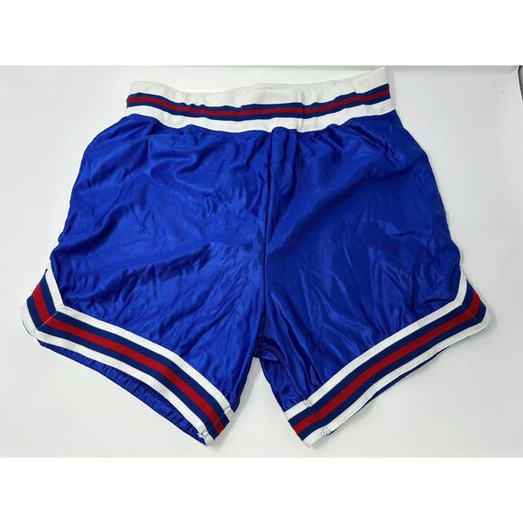 Vintage Bill Hatch SPORTING GOODS SEATTLE Basketball Short Blue Sz XXL - Picture 1 of 6